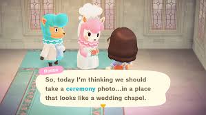 Don't want your wedding portraits to take hours? Animal Crossing New Horizons Wedding Event Guide Superparent