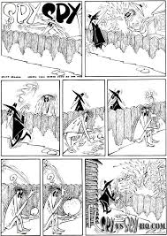 Black And White Spy Mad Tv Comic And Illustrative Art Assorted Mad Magazine Spy Cartoon Strip