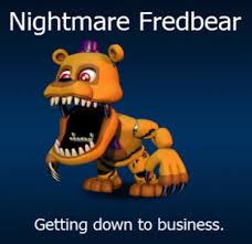 Fnaf World Nightmare Fredbear Fnaf Fnaf Characters Good Horror Games