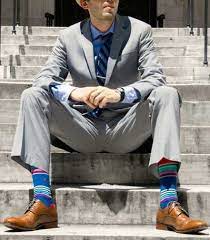 Wearing Bright Socks Men S Colorful Sock Rules When And How To Wear Brightly Colored Socks Bright Sock Mens Colorful Socks Mens Fashion Classic