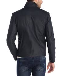 Sir Raymond Tailor Navy Leather Jacket Zulily