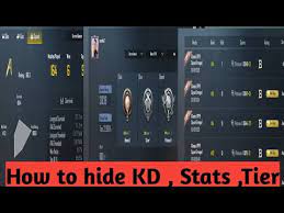How To Hide Kd Ratio And Tier Information In Pubg Mobile While Spectating Tips And Tricks Youtube