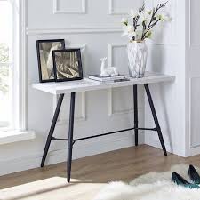 Top quality for your home. Modern Essentials Laken Classic Farmhouse Console Table White Black Accuweather Shop