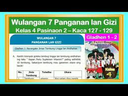 Tolong di jwb yh pliss bahasa sunda kelas 8 hal 21 pancen 1. Tantri Basa Kelas 4 Wulangan 4 Pasinaon 2 Gladhen 1 2 Hal 127 129 Bahasa Jawa Kelas 4 Youtube