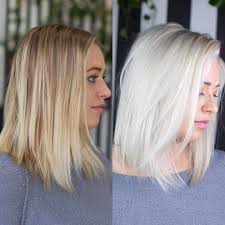 Von Blond Zu Braun Oder Von Lang Zu Kurz Eine Neue Frisur Kann Deinen Typ Komplett Verandern Wie Stark Di Icy Blonde Hair Hair Makeover Platinum Blonde Hair