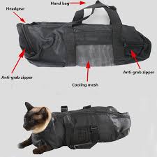 Find traditional pet carriers as well as slings, wheeled duffel bags, backpacks and wearable pouches. Soft Cat Restraint Bag With Handle Cat Grooming Medical Care Bath Prevent Kitten Claw Scratch Pet Cat Supplies Carriers Strollers Aliexpress