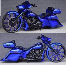 Custom Bagger Custom Baggers Custom Paint Motorcycle Harley Bikes