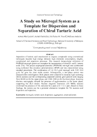 Thesis templates and guidelines are available in the folllowing versions based on the softwares used. Pdf A Study On Microgel System As A Template For Dispersion And Separation Of Chiral Tartaric Acid Azwan Lazim Academia Edu