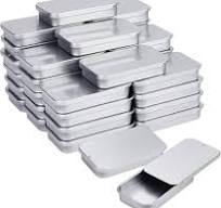 Amazon.com: SHEUTSAN 60 PCS Metal Slide Top Tin Containers ...