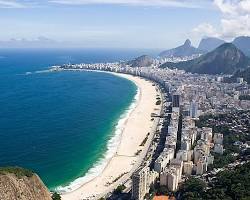 Image of Copacabana beach in Rio de Janeiro