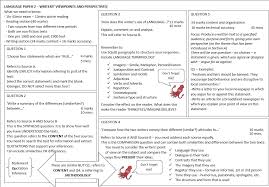 Who is the bravest of the two? The Gilberd School On Twitter Get Revising Year 11 Use These Useful Revision Mats For English Language Paper 1 And English Language Paper 2