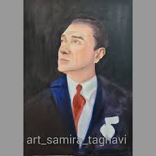 Oil painting🎨 50×70cm مصطفی کمال آتاترک (به ترکی استانبولی: Mustafa Kemal  Atatürk) (۱۸۸۱–۱۹۳۸) نظامی، دولت‌مرد، نویسنده و بنیان‌گذار جمهوری ترکیه  بود. او از طرفداران سکولاریسم و ناسیونالیسم بود. در سال ۱۹۲۳ میلادی