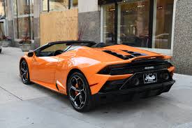 The lightweight convertible top opens in only 17 seconds to bring in the outside world. 2020 Lamborghini Huracan Evo Spyder Lp 640 4 Evo Spyder Stock Gc3063 For Sale Near Chicago Il Il Lamborghini Dealer