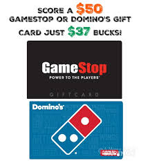 If your domino's egift card was purchased from giftcards.com, please contact our customer support team. Score A 50 Gamestop Or Dominos Gift Card Just 37 Bucks