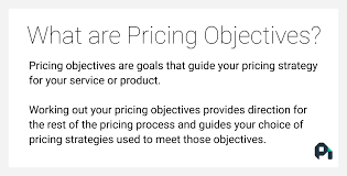 Goals and objectives often seem like two interchangeable phrases. 6 Pricing Objectives To Maximize Growth Profitwell
