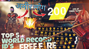 And now he has more than 6 million subscribers. Top 5 World Record Id In Free Fire Aamir Logo Ke Baap Part 2 Youtube