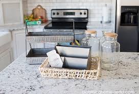 kitchen countertop organization ideas
