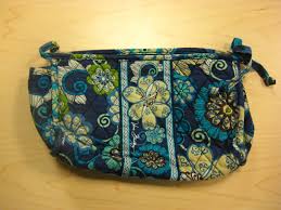 Blue cross body purse $35, brown and blue pattern purse $35, maroon purse w/flowers $35, pink bag $45 some vera bradley new. Vera Bradley Mod Floral Blue Cosmetic And 18 Similar Items