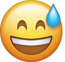 Take a look at anyone's frequently used emojis, and you'll l. Download Sweat With Smile Iphone Emoji Icon In Jpg And Ai Emoji Island Emoji Drawing Emoji Pictures Ios Emoji