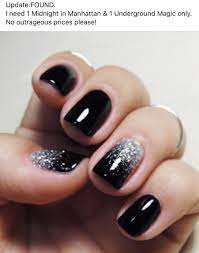 Pin By Kelly Jacobitz On Color Street Ideas Black Acrylic Nail Designs Black Acrylic Nails Nail Designs Glitter
