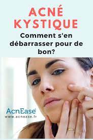 Par conséquent, le sébum ne s'écoule plus normalement et forme une petite bosse sous la peau. Epingle Sur Acne Kystique