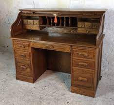 Wheeling the desk out of the way also simplifies floor care. Antiques Atlas Oak Roll Top Desk By Country Desk