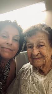 Family at grandma's funeral service