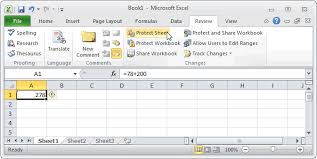 Ms Excel 2010 Hide Formulas From Appearing In The Edit Bar