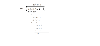 How to estimate the quotient? Q Using Division Algorithm Find The Quotient And Remainder On Dividing 6x3 13x2 X 2 By 2x 1 Maths Polynomials 12825285 Meritnation Com