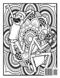 Pastel goth cute and creepy coloring book: Rick And Morty Coloring Pages At Getdrawings Free Download Coloring Home