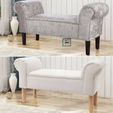 Walmart carries dozens of storage benches including entryway benches and hall tree benches, bedroom benches, kitchen benches, mudroom. Soft Fabric Window Seat Bed End Bench Sofa Side Pouf Pouffe Lounge Chair Bedroom Ebay