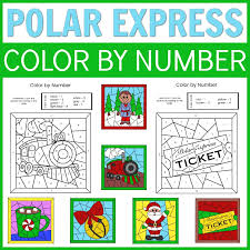 Polar express color by number kids will have a great time practicing their letters with this fun free color by letter worksheet, which includes main characters from the classic polar express book and movie. The Activity Mom Polar Express Color By Number Pages The Activity Mom