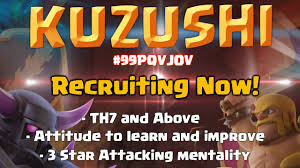 Send me a personal message expressing your interest and include the following. Clash Of Clans Kuzushi Adult Casual War Clan Recruiting Clan Purge And Trailer Youtube