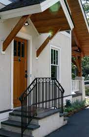 House Tour Outdoor Spaces Landscaping Front Porch Steps Front Door Awning Porch Steps