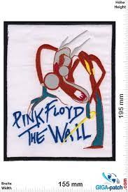 Pink floyd plaque at regent street polytechnic in london, black. Pink Floyd Pink Floyd The Wall 19 Cm Patch Aufnaher Aufnaher Shop Patch Shop Grosster Weltweit Patch Aufnaher Schlusselanhanger Aufkleber