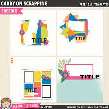 Files of free printable 3x4 inch and 4x6 inch journaling cards. Free Digital Scrapbooking Templates Kate Hadfield Designs