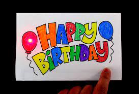 This works really well for writing 'happy birthday' at the top of your card. Make A Happy Birthday Light Up Card Makerspaces Com