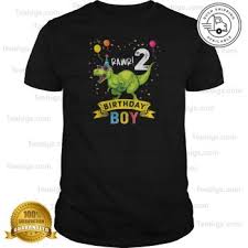 Birthday Boy T Shirt Kids 2 Year Old Shirt 2nd Birthday Boy T Rex Dinosaur T Shirt Teebigs 2nd Birthday Boys Old Shirts Boy Birthday