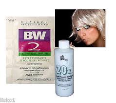 Clairol Bw2 Bleach Powder Hair Lightener W 4oz 20 Vol Peroxide Developer Cabello Menes Pesas