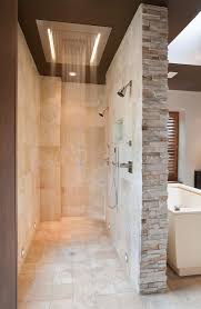 Check spelling or type a new query. Master Bathroom Layouts Contemporary With Stacked Stone Shower Resistant Mosaic Backsplash Wall Tiles Bathroom Shower Design Shower Cabin Bathroom Design
