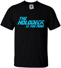Amazon.com: Bullshirt Mens The Holodeck is for Porn T-Shirt (S, Black) :  Clothing, Shoes & Jewelry