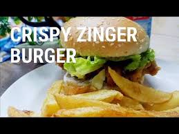 Chicken Zinger Burger Kfc Style Kfc Chicken Burger Recipe By Chef Rubina Youtube Chicken Burgers Recipe Italian Chicken Pasta Recipes Recipes