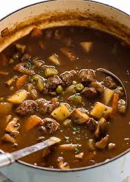 The easiest way to do is add all the ingredients, except the zucchini, lemon juice and egg to a crockpot and cook it on low for 8 hours or high for 4 hours. Vegetable Beef Soup Fall Apart Beef Recipetin Eats