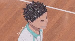 Anime kakegurui pfp icon glitter sparkle aesthetic. Hajime Iwaizumi Iwaizumi Aesthetic Anime Crochet Necklace