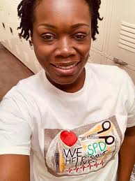 It's Spirit Days at the hospital! Crystal Heidrick, RN; Mary Ann  Proctor-Holmes, RN and Mary Tuxhorn, RN are just a few of the team members  who participated in crazy shirt day!