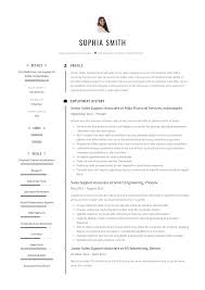 Our builder will also help you to organize and manage all of your resumes to take the stress out. Sales Support Associate Resume Guide 12 Resume Examples 2020