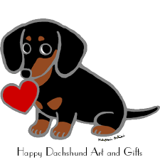 Adorable Black And Tan Dachshund Puppy Black And Tan Doxie Valentine Gifts By Happy Dachshund Art And Gifts Dachshund Artwork Cartoon Dachshund Art Dachshund Gifts Dachshund