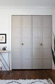 Closets doors and beyond specializes in closet design and helping you make bifold closet doors; Paneled Bi Fold Closet Door Diy Room For Tuesday