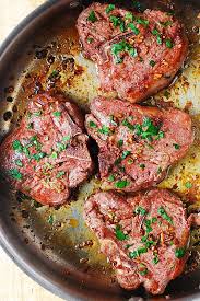 Minced shallots, crushed garlic, and a fresh sprig of thyme in the . Lamb Loin Chops With Garlic Julia S Album