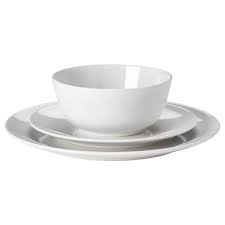 Flitighet 18 Piece Dinnerware Set White Ikea Ikea Dinnerware Dinnerware White Dinnerware Set